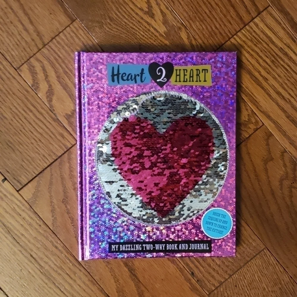 HEART 2 heart my dazzling two way book and journal. NWT
